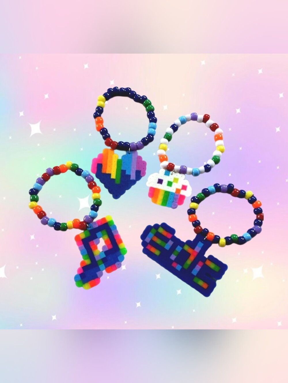 EDC Kandi Bracelets Set